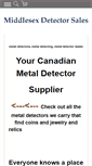 Mobile Screenshot of middlesexdetectorsales.ca